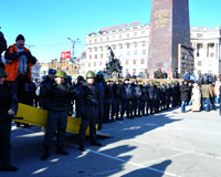 Выступления во Владивостоке против пошлин на ввоз иномарок