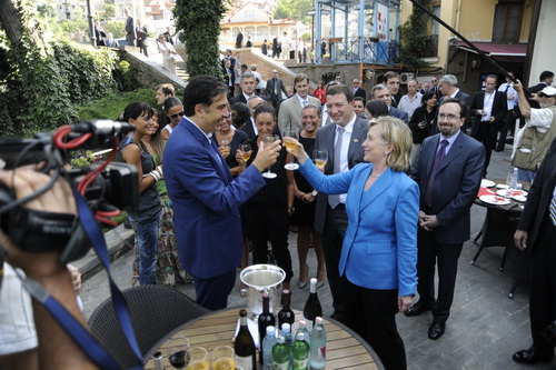 Hilary Clinton in Georgia